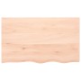 Estante de pared madera maciza de roble sin tratar 100x60x2 cm en Estanterías | Comprar online en Foru.es
