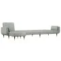 Sofá cama en forma de L terciopelo gris claro 275x140x70 cm de vidaXL, Sofás - Ref: Foro24-3157206, Precio: 454,03 €, Descuen...