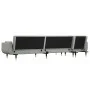 Sofá cama en forma de L terciopelo gris claro 275x140x70 cm de vidaXL, Sofás - Ref: Foro24-3157206, Precio: 454,03 €, Descuen...