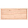 Estante de pared madera maciza roble sin tratar 120x50x(2-4) cm en Estanterías | Comprar online en Foru.es