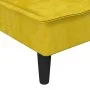 Sofá cama en forma de L terciopelo amarillo 255x140x70 cm de vidaXL, Sofás - Ref: Foro24-3157264, Precio: 410,82 €, Descuento: %