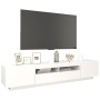 Mueble para TV con luces LED blanco 200x35x40 cm de vidaXL, Muebles TV - Ref: Foro24-3081906, Precio: 131,70 €, Descuento: %