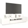 Mueble para TV con luces LED blanco 200x35x40 cm de vidaXL, Muebles TV - Ref: Foro24-3081906, Precio: 135,30 €, Descuento: %