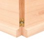 Estante de pared madera maciza roble sin tratar 140x60x(2-4) cm en Estanterías | Comprar online en Foru.es