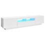 Mueble para TV con luces LED blanco 180x35x40 cm de vidaXL, Muebles TV - Ref: Foro24-3081897, Precio: 130,00 €, Descuento: %
