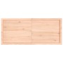 Estante de pared madera maciza roble sin tratar 140x60x(2-6) cm en Estanterías | Comprar online en Foru.es