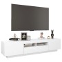 Mueble para TV con luces LED blanco 180x35x40 cm de vidaXL, Muebles TV - Ref: Foro24-3081897, Precio: 130,00 €, Descuento: %