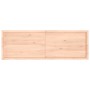 Estante de pared madera maciza roble sin tratar 180x60x(2-6) cm en Estanterías | Comprar online en Foru.es