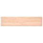 Estante de pared madera maciza roble sin tratar 220x50x(2-6) cm en Estanterías | Comprar online en Foru.es