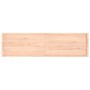 Estante de pared madera maciza roble sin tratar 220x60x(2-6) cm en Estanterías | Comprar online en Foru.es