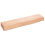 Estante de pared madera de roble tratada marrón claro 40x10x4cm en Estanterías | Comprar online en Foru.es