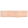 Estante de pared madera de roble tratada marrón claro 40x10x4cm en Estanterías | Comprar online en Foru.es