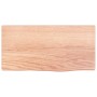 Estante de pared madera de roble tratada marrón claro 40x20x2cm en Estanterías | Comprar online en Foru.es