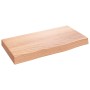 Estante de pared madera de roble tratada marrón claro 40x20x4cm en Estanterías | Comprar online en Foru.es