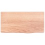 Estante de pared madera de roble tratada marrón claro 40x20x4cm en Estanterías | Comprar online en Foru.es