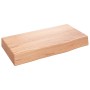 Estante de pared madera de roble tratada marrón claro 40x20x6cm en Estanterías | Comprar online en Foru.es