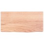 Estante de pared madera de roble tratada marrón claro 40x20x6cm en Estanterías | Comprar online en Foru.es