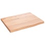 Estante de pared madera de roble tratada marrón claro 40x30x2cm en Estanterías | Comprar online en Foru.es