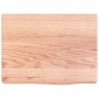 Estante pared madera roble tratada marrón claro 40x30x(2-4) cm en Estanterías | Comprar online en Foru.es
