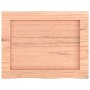 Estante pared madera roble tratada marrón claro 40x30x(2-6) cm en Estanterías | Comprar online en Foru.es