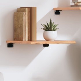 Estante de pared madera de roble tratada marrón claro 40x40x2cm en Estanterías | Comprar online en Foru.es