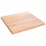 Estante de pared madera de roble tratada marrón claro 40x40x2cm en Estanterías | Comprar online en Foru.es