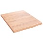 Estante de pared madera de roble tratada marrón claro 40x50x2cm en Estanterías | Comprar online en Foru.es