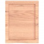 Estante pared madera roble tratada marrón claro 40x50x(2-4) cm en Estanterías | Comprar online en Foru.es