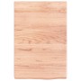 Estante pared madera roble tratada marrón claro 40x60x(2-6) cm en Estanterías | Comprar online en Foru.es