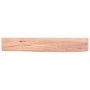 Estante de pared madera de roble tratada marrón claro 60x10x4cm en Estanterías | Comprar online en Foru.es