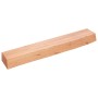 Estante de pared madera de roble tratada marrón claro 60x10x6cm en Estanterías | Comprar online en Foru.es