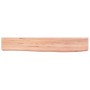 Estante de pared madera de roble tratada marrón claro 60x10x6cm en Estanterías | Comprar online en Foru.es