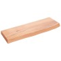 Estante de pared madera de roble tratada marrón claro 60x20x4cm en Estanterías | Comprar online en Foru.es