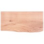 Estante de pared madera de roble tratada marrón claro 60x30x2cm en Estanterías | Comprar online en Foru.es