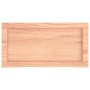 Estante pared madera roble tratada marrón claro 60x30x(2-6) cm en Estanterías | Comprar online en Foru.es