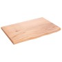 Estante de pared madera de roble tratada marrón claro 60x40x2cm en Estanterías | Comprar online en Foru.es