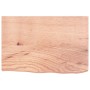 Estante pared madera roble tratada marrón claro 60x40x(2-4) cm en Estanterías | Comprar online en Foru.es