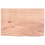 Estante pared madera roble tratada marrón claro 60x40x(2-6) cm en Estanterías | Comprar online en Foru.es