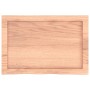 Estante pared madera roble tratada marrón claro 60x40x(2-6) cm en Estanterías | Comprar online en Foru.es