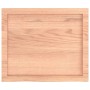 Estante pared madera roble tratada marrón claro 60x50x(2-6) cm en Estanterías | Comprar online en Foru.es