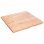 Estante de pared madera de roble tratada marrón claro 60x60x2cm en Estanterías | Comprar online en Foru.es