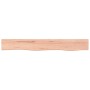 Estante de pared madera de roble tratada marrón claro 80x10x2cm en Estanterías | Comprar online en Foru.es
