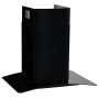 Campana extractora pared 60 cm acero inoxidable 756 m³/h negro de vidaXL, Extractores - Ref: Foro24-50707, Precio: 157,58 €, ...
