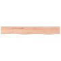 Estante de pared madera de roble tratada marrón claro 80x10x4cm en Estanterías | Comprar online en Foru.es
