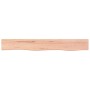 Estante de pared madera de roble tratada marrón claro 80x10x6cm en Estanterías | Comprar online en Foru.es