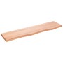 Estante de pared madera de roble tratada marrón claro 80x20x2cm en Estanterías | Comprar online en Foru.es
