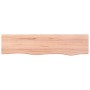 Estante de pared madera de roble tratada marrón claro 80x20x2cm en Estanterías | Comprar online en Foru.es