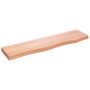 Estante de pared madera de roble tratada marrón claro 80x20x4cm en Estanterías | Comprar online en Foru.es