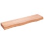 Estante de pared madera de roble tratada marrón claro 80x20x6cm en Estanterías | Comprar online en Foru.es