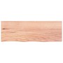 Estante pared madera roble tratada marrón claro 80x30x(2-6) cm en Estanterías | Comprar online en Foru.es